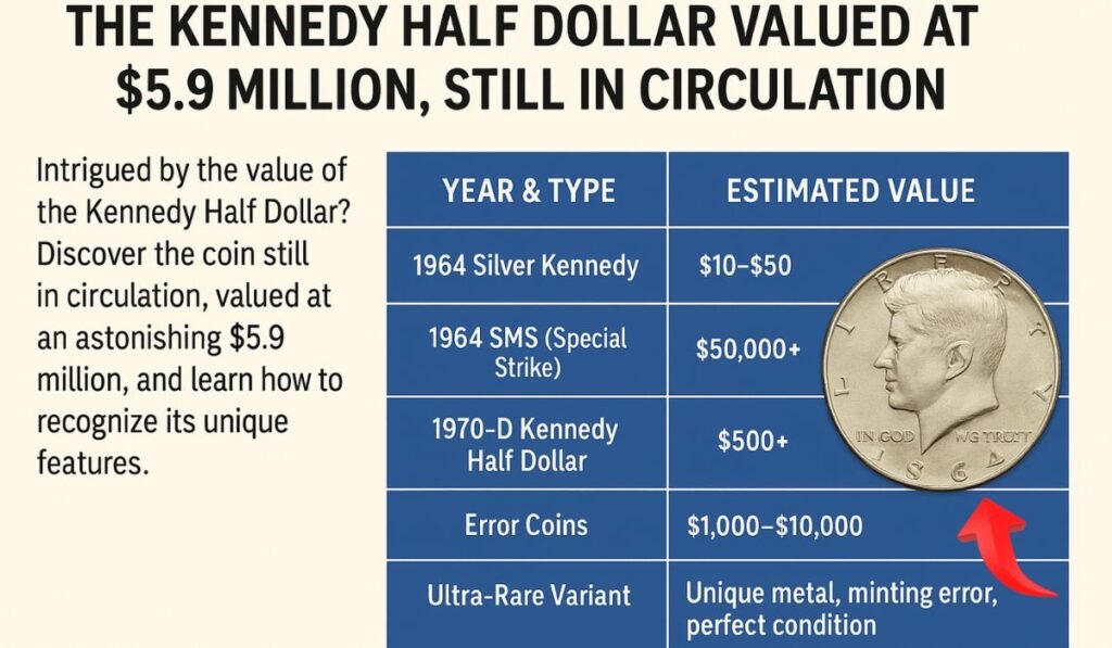 The Kennedy Half Dollar Valued at $5.9 Million, Still in Circulation