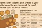 I am provide you my content please generate content related image in 1200x720 "Ever thought that the coin sitting in your wallet could be worth a small fortune? Sounds like a dream, right? Well, in the world of coin collecting, it’s actually possible. Some rare U.S. coins are still floating around in everyday circulation, and if you happen to find one, it could be worth more than a gold bar. Let’s take a closer look. Why Some Coins Are Worth So Much Not all coins are created equal. While most are worth only their face value, a few are rare because of limited minting, historical value, or even mistakes during production. Collectors are willing to pay big money for these rare finds. It’s like winning a mini-lottery, except your ticket is in the form of loose change. What Makes A Coin Rare A rare coin usually has one or more of these features: Very low production numbers. Special mint marks. Errors during minting (like double strikes or missing details). Coins from certain historic years. Think of it like rare stamps or baseball cards—the fewer there are, the more valuable they become. Examples Of Rare U.S. Coins Still In Circulation Some of these coins could be sitting in cash registers, vending machines, or even your pocket right now. Here’s a handy table so you can keep an eye out. Coin Name Year(s) Special Feature Estimated Value 1943 Copper Penny 1943 Made of copper instead of steel Over $100,000 1955 Double Die Penny 1955 Double lettering on date and inscriptions $1,000+ 1969-S Double Die Penny 1969 Strong doubled date and letters $35,000+ 1982 No Mint Mark Dime 1982 Missing mint mark above date $100+ 2004 Wisconsin Extra Leaf Quarter 2004 Extra leaf design on corn husk $300+ 1932-D Washington Quarter 1932 Low mintage, Denver mint mark $1,000+ 1972 Double Die Penny 1972 Doubled inscriptions $300+ How To Spot One Finding these coins is all about paying attention. Here’s what you can do: Check dates closely. Look for strange marks or doubled letters. Search for unusual colors or metal finishes. It’s a bit like treasure hunting—you need patience, a sharp eye, and sometimes a magnifying glass. Should You Sell Or Keep It? If you find one of these coins, you have two choices: keep it as a collectible or sell it for cash. Collectors often pay more than gold value for coins in great condition. If you’re unsure, take it to a coin dealer for an appraisal. The Excitement Of Coin Hunting Coin hunting is like fishing—you might not catch something big every day, but when you do, it’s worth it. Even if you don’t find a rare coin right away, you’ll start to notice the details of everyday currency in a whole new way. Conclusion Rare U.S. coins are still out there, quietly passing from hand to hand, hidden in wallets, or resting in jars. One lucky discovery could be worth more than a gold bar. So next time you get change, don’t just spend it—inspect it. Who knows? You might already be holding a piece of history."